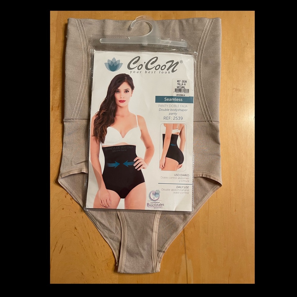 Co'Coon Body Shaper Double Waist Control Panty M
